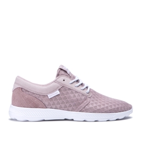 Mens Supra Low Top Shoes HAMMER RUN Mauve/white | AU-89124